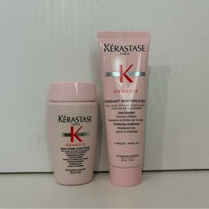 Kerastase Genesis Bain Hydra-Fortifiant Shampoo & Fondant Conditioner Mini 1oz
